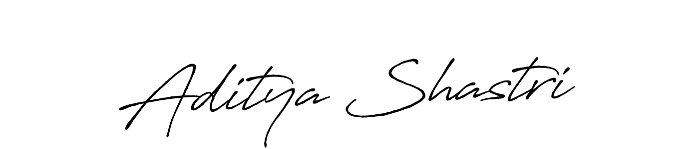 Create a beautiful signature design for name Aditya Shastri. With this signature (Antro_Vectra_Bolder) fonts, you can make a handwritten signature for free. Aditya Shastri signature style 7 images and pictures png