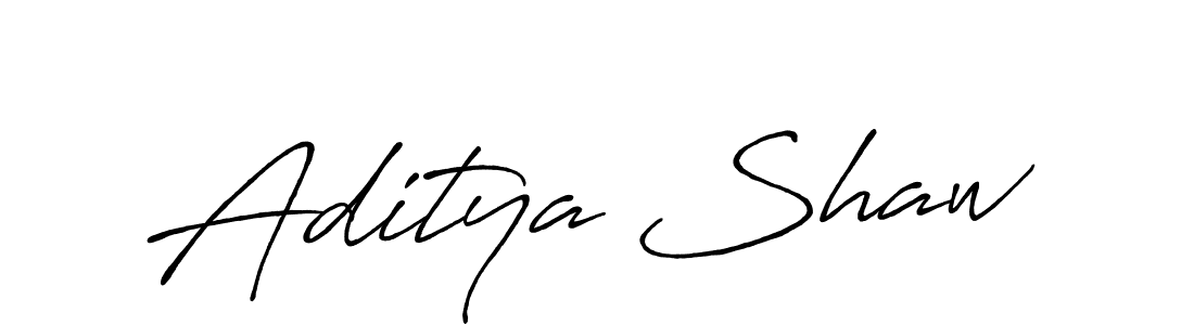 Aditya Shaw stylish signature style. Best Handwritten Sign (Antro_Vectra_Bolder) for my name. Handwritten Signature Collection Ideas for my name Aditya Shaw. Aditya Shaw signature style 7 images and pictures png