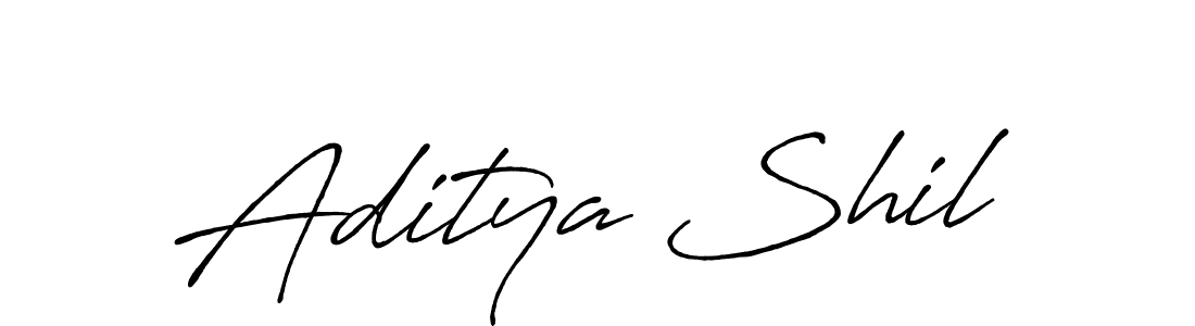 Aditya Shil stylish signature style. Best Handwritten Sign (Antro_Vectra_Bolder) for my name. Handwritten Signature Collection Ideas for my name Aditya Shil. Aditya Shil signature style 7 images and pictures png