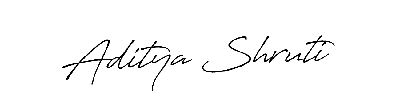 It looks lik you need a new signature style for name Aditya Shruti. Design unique handwritten (Antro_Vectra_Bolder) signature with our free signature maker in just a few clicks. Aditya Shruti signature style 7 images and pictures png