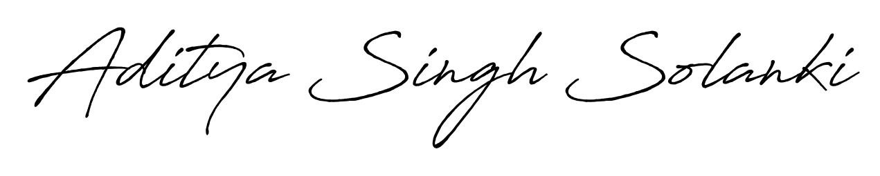 Make your name Aditya Singh Solanki memorable on every contract using Antro_Vectra_Bolder autograph style. Instant transparent background export available. Aditya Singh Solanki signature style 7 images and pictures png