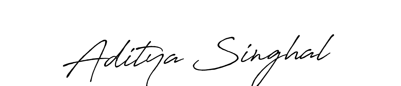 Also You can easily find your signature by using the search form. We will create Aditya Singhal name handwritten signature images for you free of cost using Antro_Vectra_Bolder sign style. Aditya Singhal signature style 7 images and pictures png