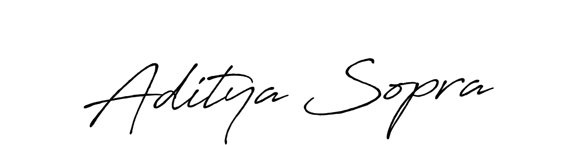 Similarly Antro_Vectra_Bolder is the best handwritten signature design. Signature creator online .You can use it as an online autograph creator for name Aditya Sopra. Aditya Sopra signature style 7 images and pictures png