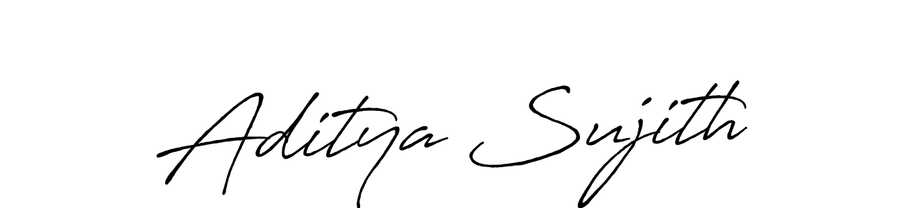 Once you've used our free online signature maker to create your best signature Antro_Vectra_Bolder style, it's time to enjoy all of the benefits that Aditya Sujith name signing documents. Aditya Sujith signature style 7 images and pictures png