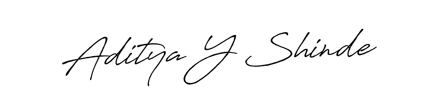 if you are searching for the best signature style for your name Aditya Y Shinde. so please give up your signature search. here we have designed multiple signature styles  using Antro_Vectra_Bolder. Aditya Y Shinde signature style 7 images and pictures png