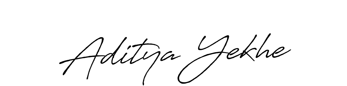 Use a signature maker to create a handwritten signature online. With this signature software, you can design (Antro_Vectra_Bolder) your own signature for name Aditya Yekhe. Aditya Yekhe signature style 7 images and pictures png