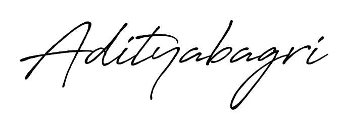 Designed for modern professionals: Adityabagri name signature crafted with Antro_Vectra_Bolder script. Ready for digital PDF workflows. Adityabagri signature style 7 images and pictures png