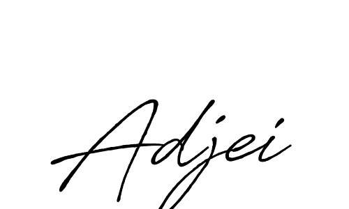 Create a beautiful signature design for name Adjei. With this signature (Antro_Vectra_Bolder) fonts, you can make a handwritten signature for free. Adjei signature style 7 images and pictures png