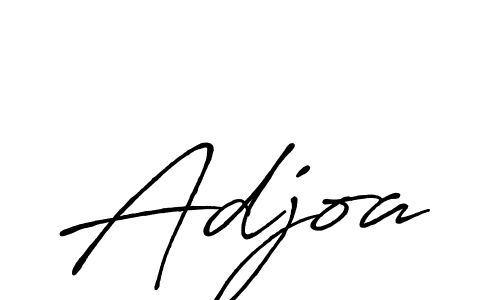 How to make Adjoa signature? Antro_Vectra_Bolder is a professional autograph style. Create handwritten signature for Adjoa name. Adjoa signature style 7 images and pictures png