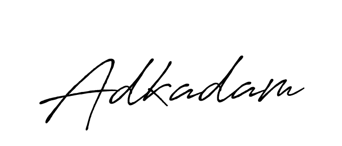 You should practise on your own different ways (Antro_Vectra_Bolder) to write your name (Adkadam) in signature. don't let someone else do it for you. Adkadam signature style 7 images and pictures png