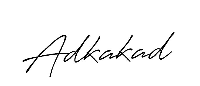 Create a beautiful signature design for name Adkakad. With this signature (Antro_Vectra_Bolder) fonts, you can make a handwritten signature for free. Adkakad signature style 7 images and pictures png