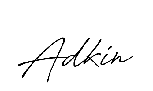 How to make Adkin signature? Antro_Vectra_Bolder is a professional autograph style. Create handwritten signature for Adkin name. Adkin signature style 7 images and pictures png