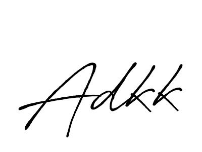How to make Adkk name signature. Use Antro_Vectra_Bolder style for creating short signs online. This is the latest handwritten sign. Adkk signature style 7 images and pictures png
