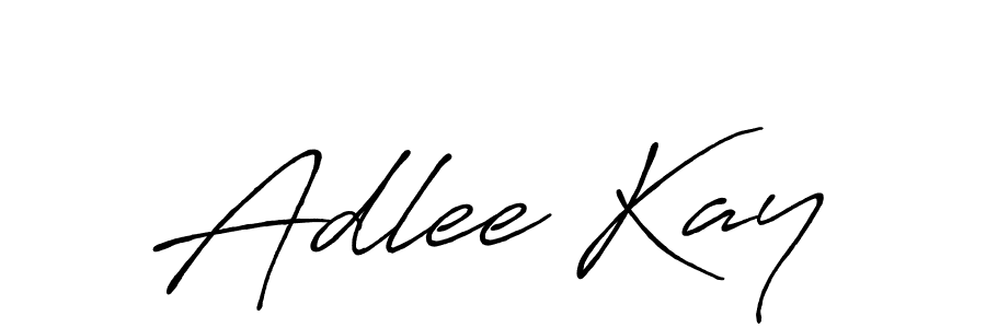 Make a beautiful signature design for name Adlee Kay. With this signature (Antro_Vectra_Bolder) style, you can create a handwritten signature for free. Adlee Kay signature style 7 images and pictures png