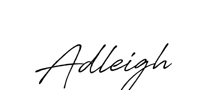 How to make Adleigh name signature. Use Antro_Vectra_Bolder style for creating short signs online. This is the latest handwritten sign. Adleigh signature style 7 images and pictures png