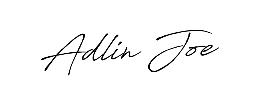 Adlin Joe stylish signature style. Best Handwritten Sign (Antro_Vectra_Bolder) for my name. Handwritten Signature Collection Ideas for my name Adlin Joe. Adlin Joe signature style 7 images and pictures png