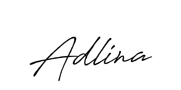 Create a beautiful signature design for name Adlina. With this signature (Antro_Vectra_Bolder) fonts, you can make a handwritten signature for free. Adlina signature style 7 images and pictures png