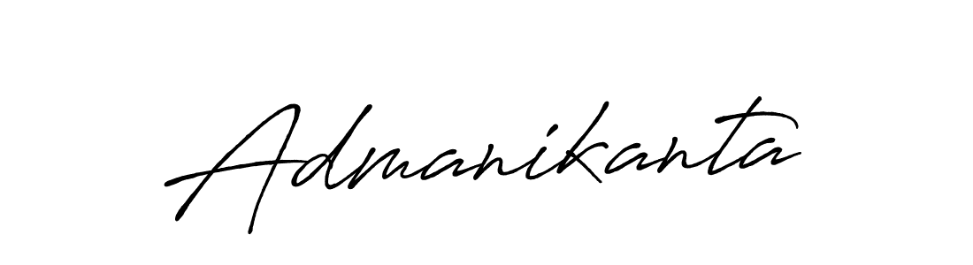 Admanikanta stylish signature style. Best Handwritten Sign (Antro_Vectra_Bolder) for my name. Handwritten Signature Collection Ideas for my name Admanikanta. Admanikanta signature style 7 images and pictures png