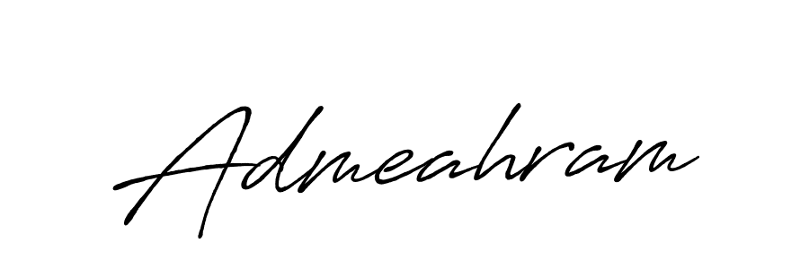 Also we have Admeahram name is the best signature style. Create professional handwritten signature collection using Antro_Vectra_Bolder autograph style. Admeahram signature style 7 images and pictures png