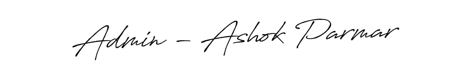 Make a beautiful signature design for name Admin - Ashok Parmar. Use this online signature maker to create a handwritten signature for free. Admin - Ashok Parmar signature style 7 images and pictures png