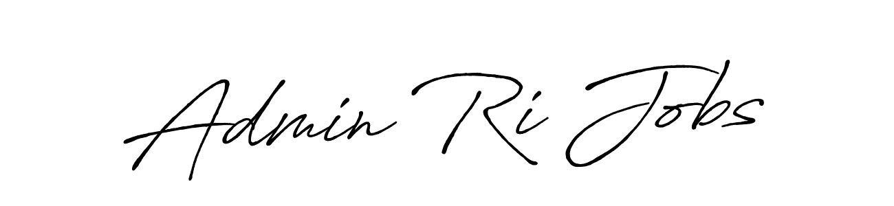 Also You can easily find your signature by using the search form. We will create Admin Ri Jobs name handwritten signature images for you free of cost using Antro_Vectra_Bolder sign style. Admin Ri Jobs signature style 7 images and pictures png