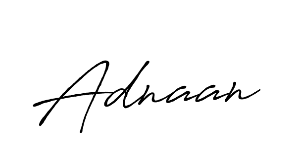 Design your own signature with our free online signature maker. With this signature software, you can create a handwritten (Antro_Vectra_Bolder) signature for name Adnaan. Adnaan signature style 7 images and pictures png