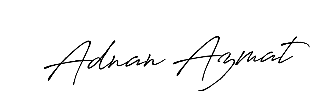 Design your own signature with our free online signature maker. With this signature software, you can create a handwritten (Antro_Vectra_Bolder) signature for name Adnan Azmat. Adnan Azmat signature style 7 images and pictures png