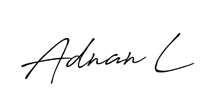 You can use this online signature creator to create a handwritten signature for the name Adnan L. This is the best online autograph maker. Adnan L signature style 7 images and pictures png