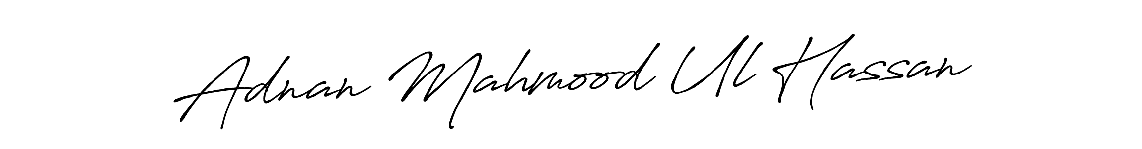 How to make Adnan Mahmood Ul Hassan signature? Antro_Vectra_Bolder is a professional autograph style. Create handwritten signature for Adnan Mahmood Ul Hassan name. Adnan Mahmood Ul Hassan signature style 7 images and pictures png