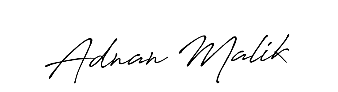 Also we have Adnan Malik name is the best signature style. Create professional handwritten signature collection using Antro_Vectra_Bolder autograph style. Adnan Malik signature style 7 images and pictures png