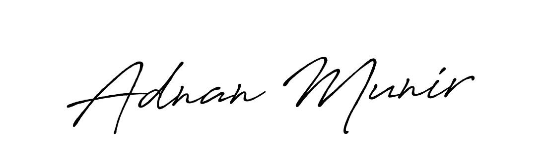 Make a beautiful signature design for name Adnan Munir. Use this online signature maker to create a handwritten signature for free. Adnan Munir signature style 7 images and pictures png