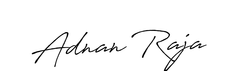 Design your own signature with our free online signature maker. With this signature software, you can create a handwritten (Antro_Vectra_Bolder) signature for name Adnan Raja. Adnan Raja signature style 7 images and pictures png