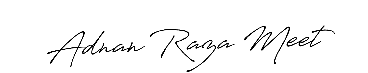 It looks lik you need a new signature style for name Adnan Raza Meet. Design unique handwritten (Antro_Vectra_Bolder) signature with our free signature maker in just a few clicks. Adnan Raza Meet signature style 7 images and pictures png