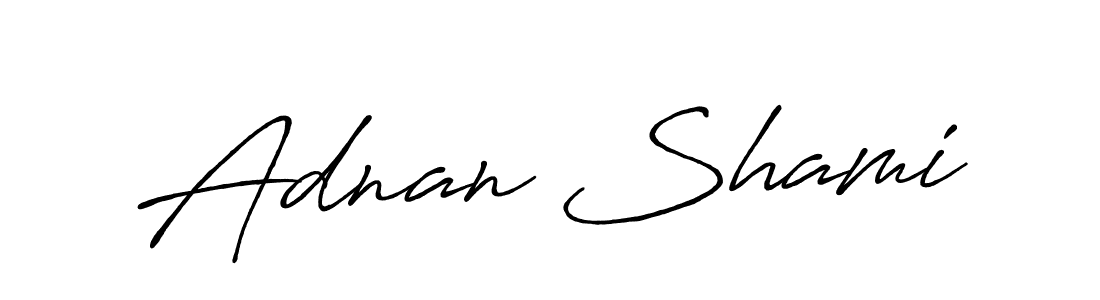 Create a beautiful signature design for name Adnan Shami. With this signature (Antro_Vectra_Bolder) fonts, you can make a handwritten signature for free. Adnan Shami signature style 7 images and pictures png