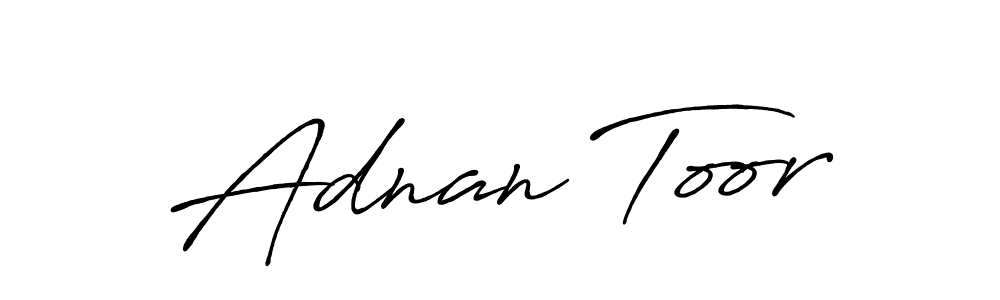 Antro_Vectra_Bolder is a professional signature style that is perfect for those who want to add a touch of class to their signature. It is also a great choice for those who want to make their signature more unique. Get Adnan Toor name to fancy signature for free. Adnan Toor signature style 7 images and pictures png