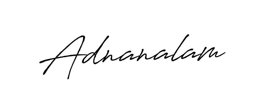 It looks lik you need a new signature style for name Adnanalam. Design unique handwritten (Antro_Vectra_Bolder) signature with our free signature maker in just a few clicks. Adnanalam signature style 7 images and pictures png