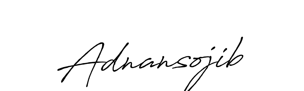 The best way (Antro_Vectra_Bolder) to make a short signature is to pick only two or three words in your name. The name Adnansojib include a total of six letters. For converting this name. Adnansojib signature style 7 images and pictures png