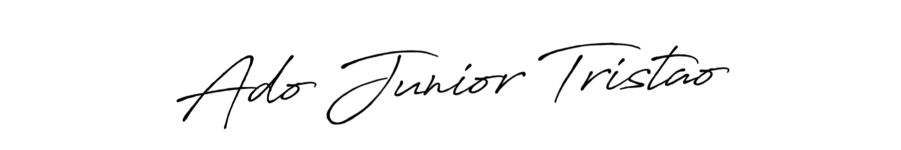 It looks lik you need a new signature style for name Ado Junior Tristao. Design unique handwritten (Antro_Vectra_Bolder) signature with our free signature maker in just a few clicks. Ado Junior Tristao signature style 7 images and pictures png
