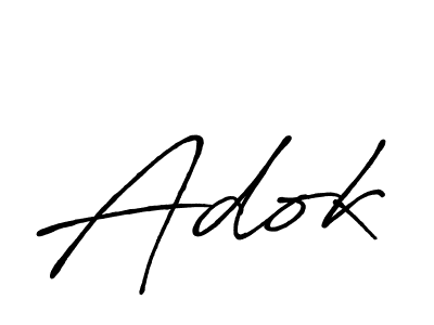 How to make Adok signature? Antro_Vectra_Bolder is a professional autograph style. Create handwritten signature for Adok name. Adok signature style 7 images and pictures png