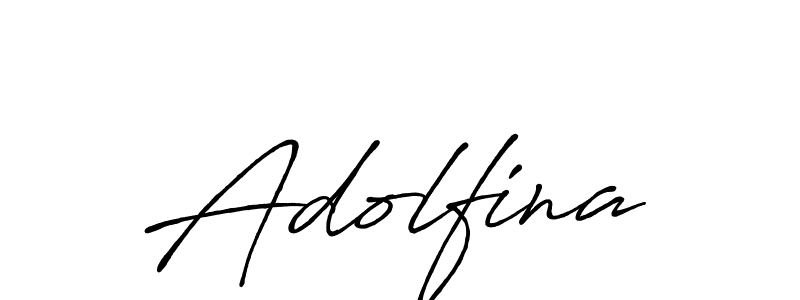 Design your own signature with our free online signature maker. With this signature software, you can create a handwritten (Antro_Vectra_Bolder) signature for name Adolfina. Adolfina signature style 7 images and pictures png