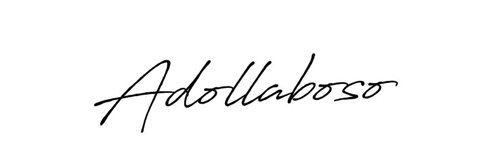 Make a beautiful signature design for name Adollaboso. With this signature (Antro_Vectra_Bolder) style, you can create a handwritten signature for free. Adollaboso signature style 7 images and pictures png