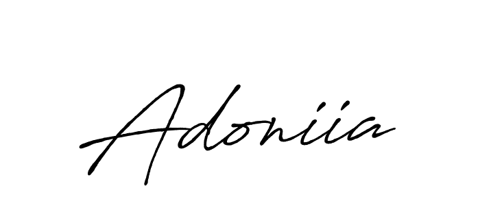 Antro_Vectra_Bolder is a professional signature style that is perfect for those who want to add a touch of class to their signature. It is also a great choice for those who want to make their signature more unique. Get Adoniia name to fancy signature for free. Adoniia signature style 7 images and pictures png