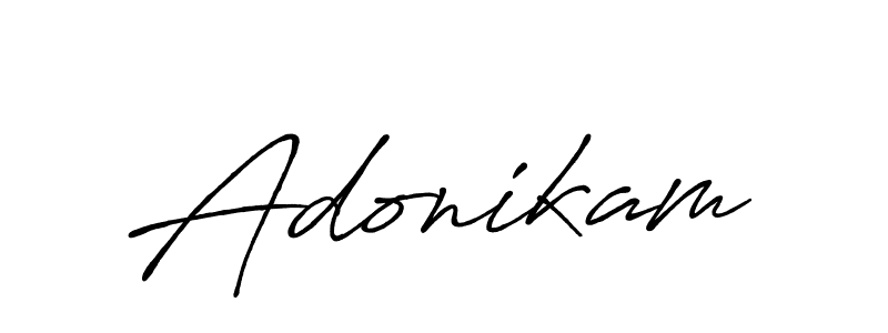 Design your own signature with our free online signature maker. With this signature software, you can create a handwritten (Antro_Vectra_Bolder) signature for name Adonikam. Adonikam signature style 7 images and pictures png