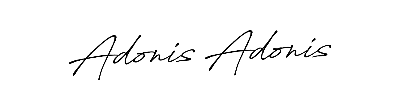 Create a beautiful signature design for name Adonis Adonis. With this signature (Antro_Vectra_Bolder) fonts, you can make a handwritten signature for free. Adonis Adonis signature style 7 images and pictures png
