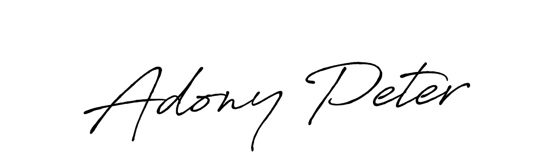 Make a beautiful signature design for name Adony Peter. Use this online signature maker to create a handwritten signature for free. Adony Peter signature style 7 images and pictures png