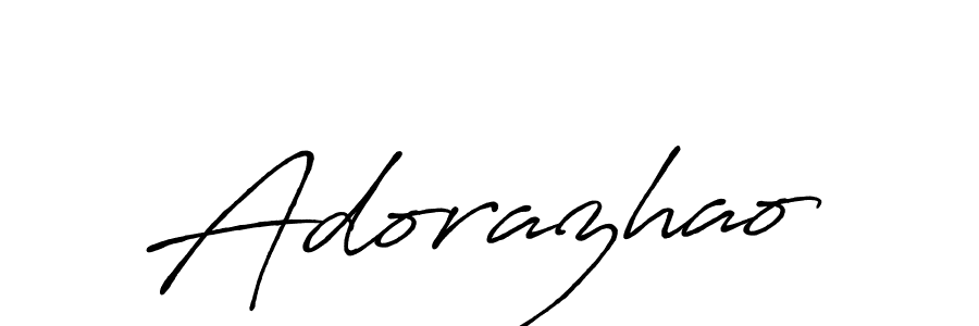 Antro_Vectra_Bolder is a professional signature style that is perfect for those who want to add a touch of class to their signature. It is also a great choice for those who want to make their signature more unique. Get Adorazhao name to fancy signature for free. Adorazhao signature style 7 images and pictures png