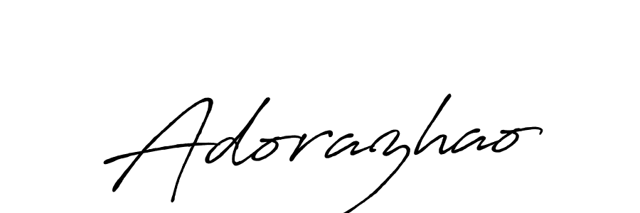 Antro_Vectra_Bolder is a professional signature style that is perfect for those who want to add a touch of class to their signature. It is also a great choice for those who want to make their signature more unique. Get Adorazhao name to fancy signature for free. Adorazhao signature style 7 images and pictures png