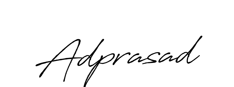 Create a beautiful signature design for name Adprasad. With this signature (Antro_Vectra_Bolder) fonts, you can make a handwritten signature for free. Adprasad signature style 7 images and pictures png
