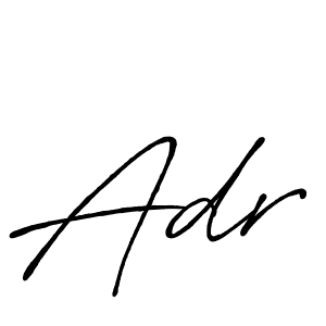 Create a beautiful signature design for name Adr. With this signature (Antro_Vectra_Bolder) fonts, you can make a handwritten signature for free. Adr signature style 7 images and pictures png