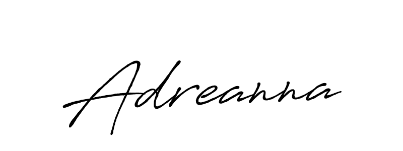 Also You can easily find your signature by using the search form. We will create Adreanna name handwritten signature images for you free of cost using Antro_Vectra_Bolder sign style. Adreanna signature style 7 images and pictures png